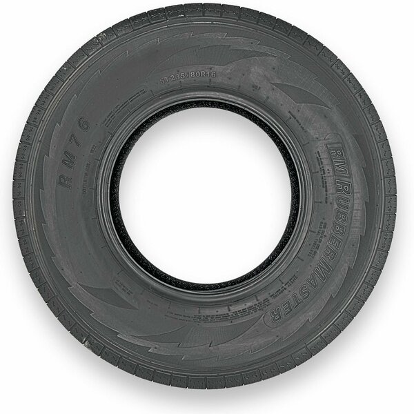 Rubbermaster ST235/80R16 Highway Rib 10 Ply Tubeless St Radial Trailer Tire 470240